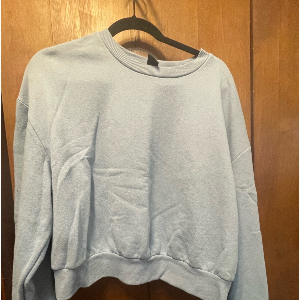 Light blue wild fable cropped sweatshirt